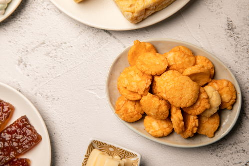 小米锅巴零食休闲食品美食摄影图 摄影