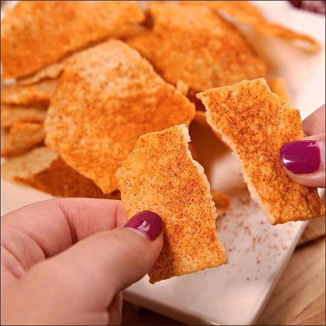 卧龙锅巴 麻辣手工花椒锅巴，休闲零食的魅力